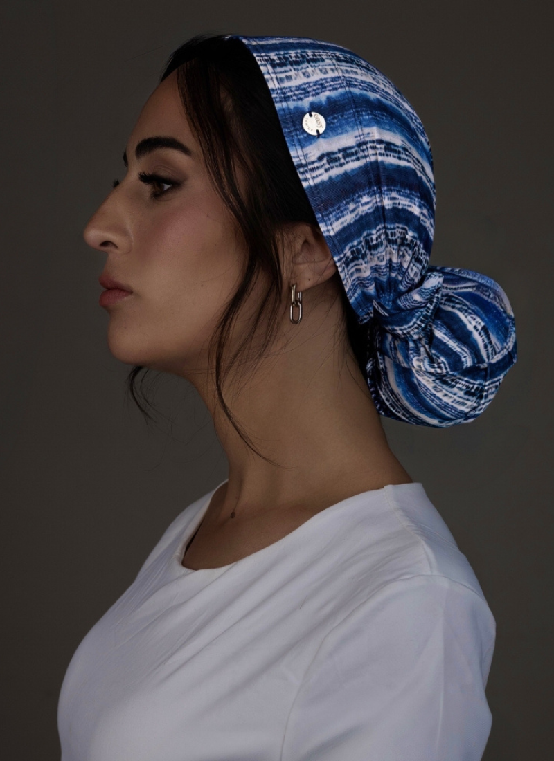 Hair Cover - Ocean Print