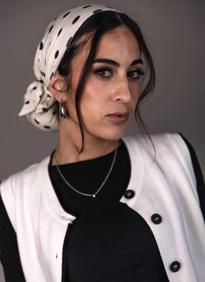 Hair Cover - Polka Dot Print