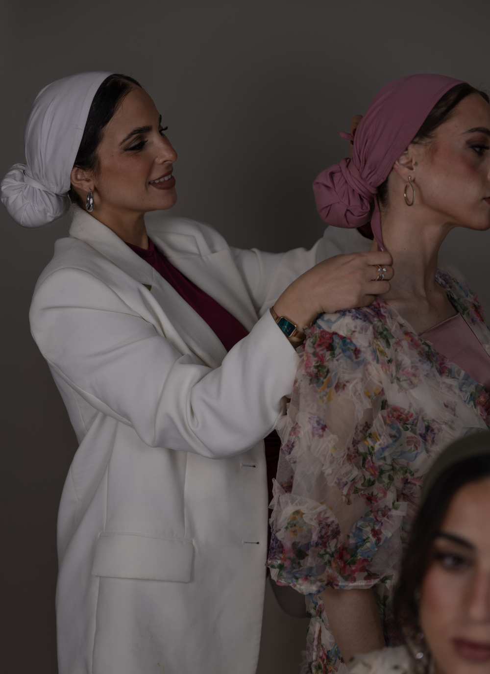 Hair Cover - Rose