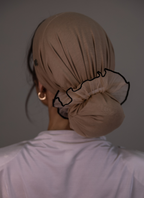 Élastique à étages beige