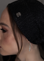 Hair Cover - Paillettes noires