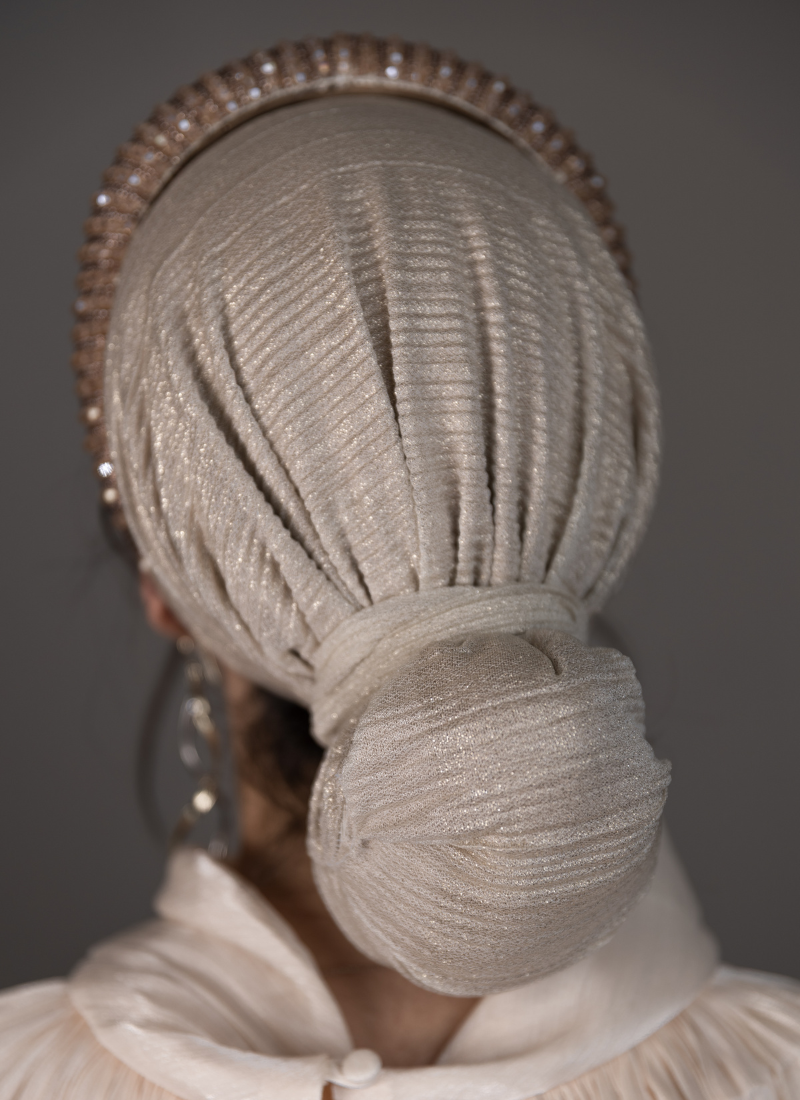 Hair Cover - פייטים זהב