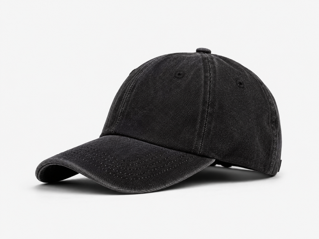 Blue denim flat cap