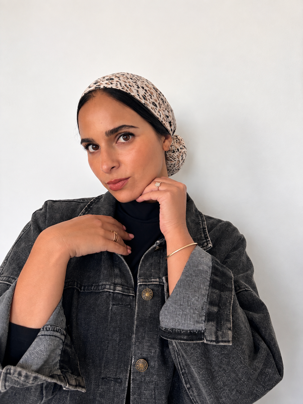 Hair Cover - פרינט מנומר